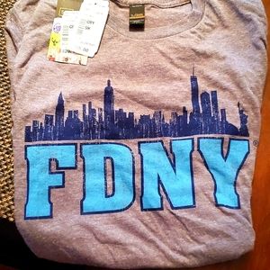 FDNY Eli Manning New York T-Shirt Men's Small NWT Fire Department NFL Giants
